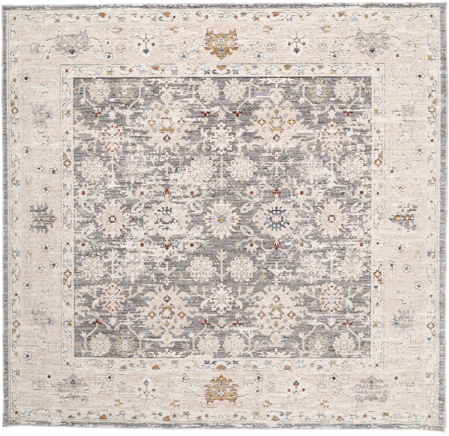 RugVista Metiza Alfombra - Beige / Gris 240x240