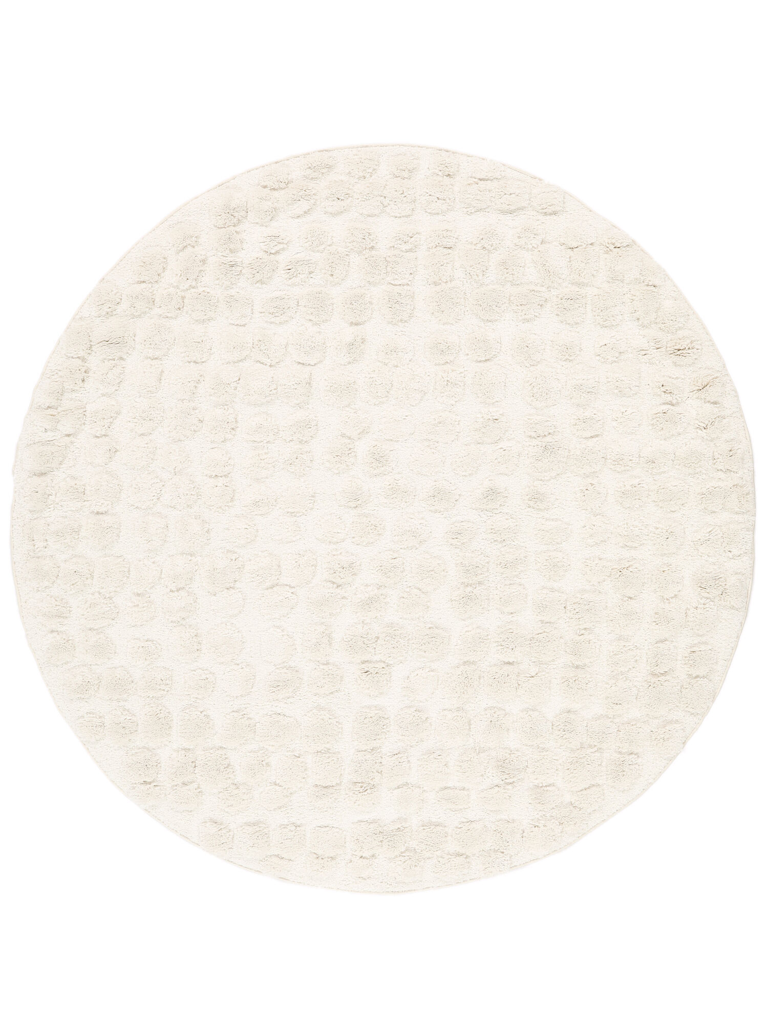 RugVista Mirage Alfombra - Blanco crudo  Ø 240