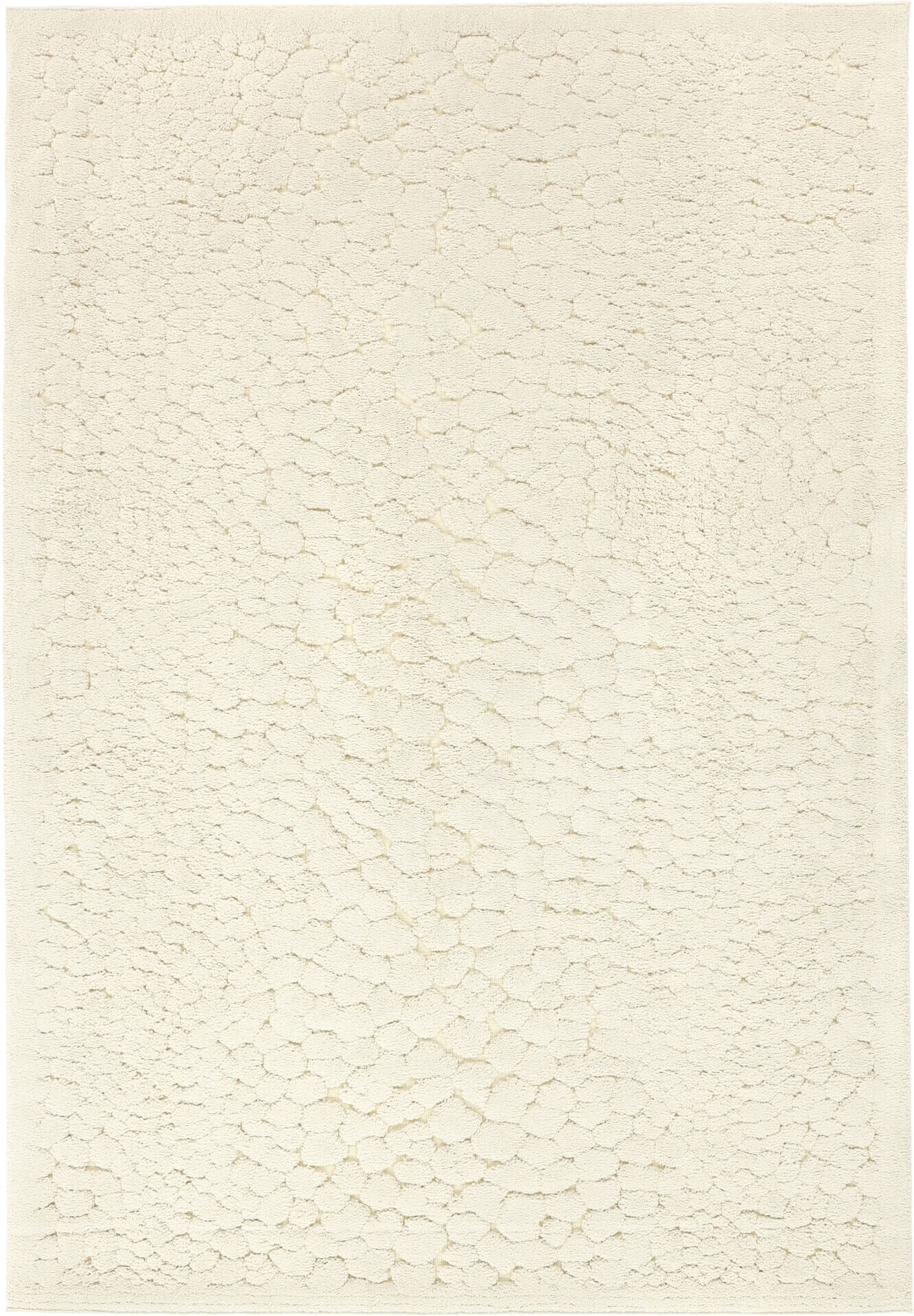 RugVista Moss Alfombra - Blanco crudo 140x200