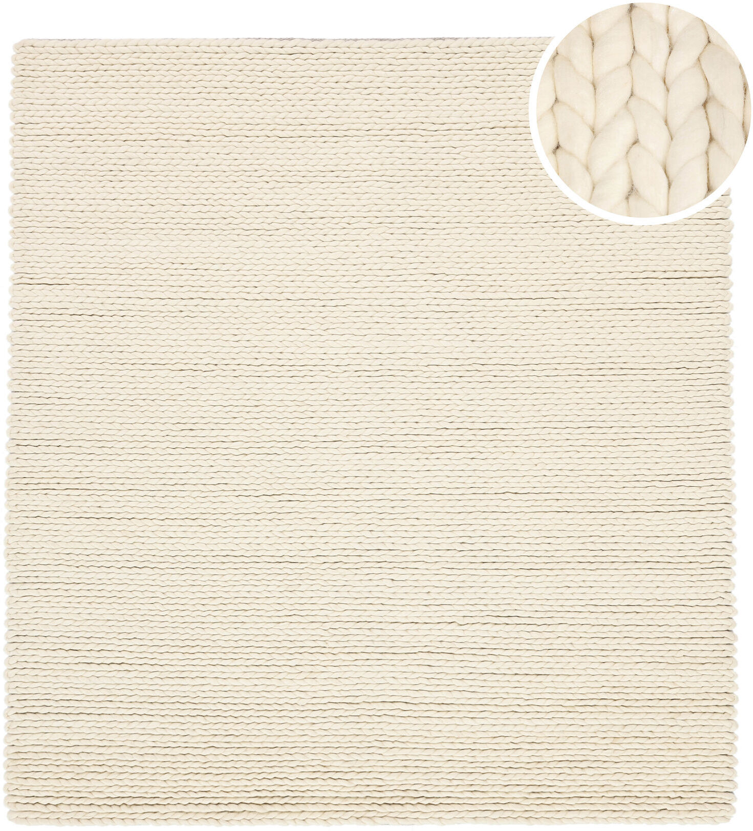 RugVista Kiruna Alfombra - Blanco crudo 250x250