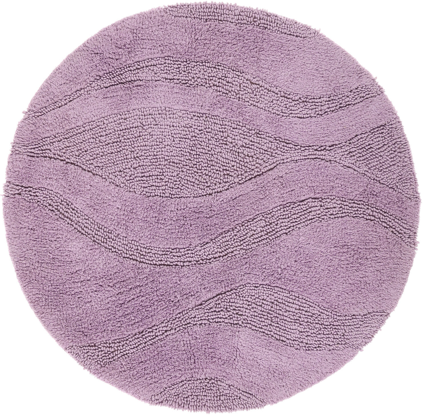 RugVista Breeze alfombrilla de baño - Violeta  Ø 90