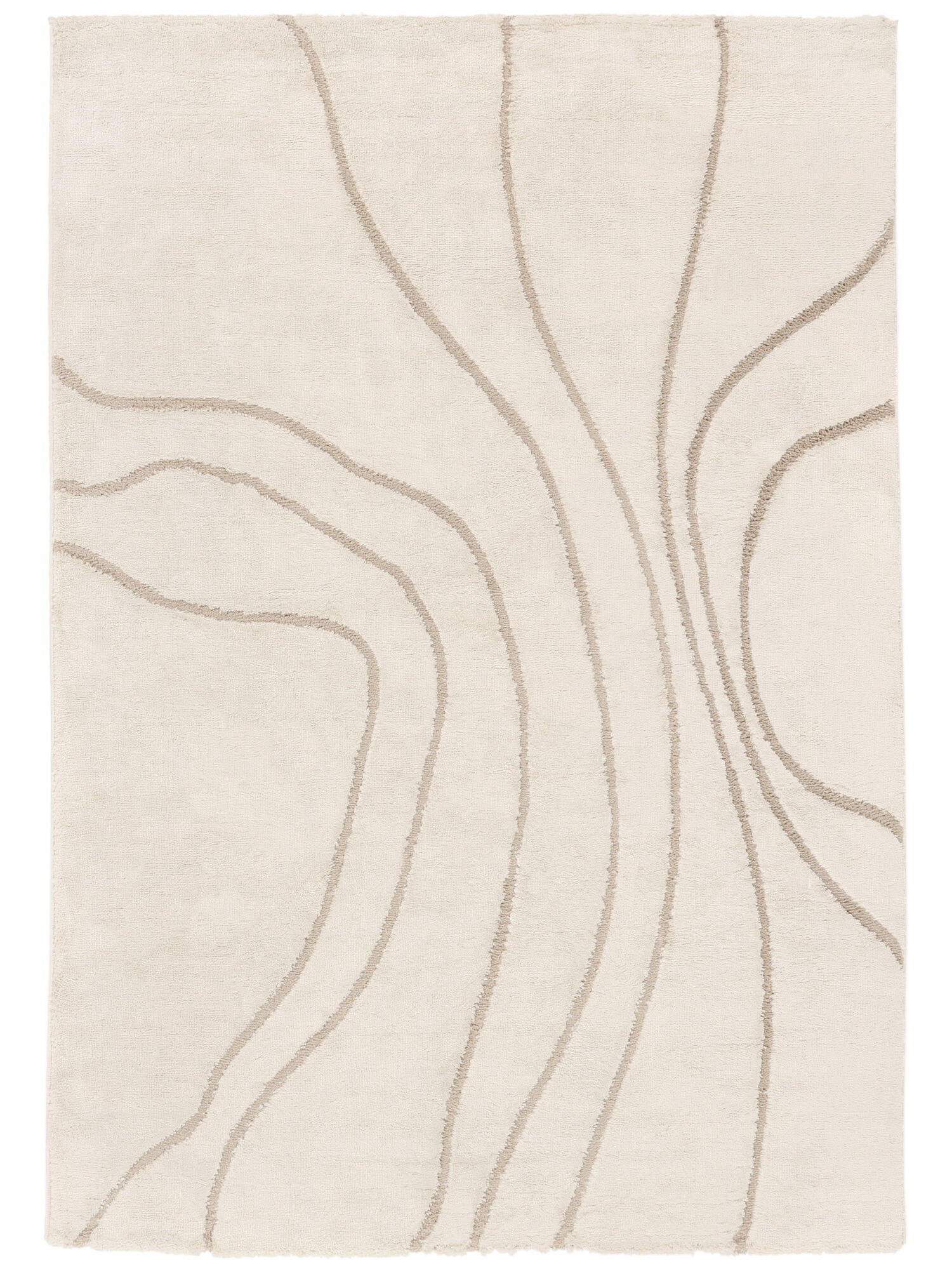 RugVista Bahia Alfombra - Blanco crema / Beige 120x180