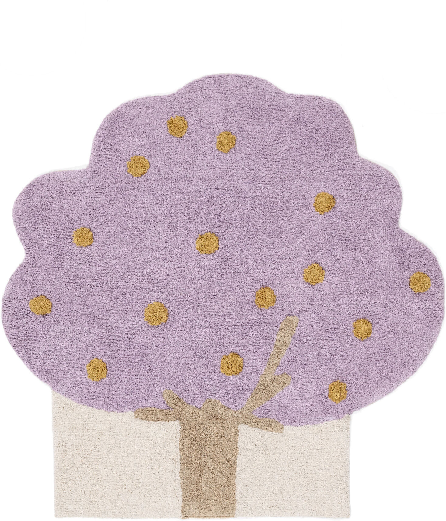 RugVista Apple tree Alfombra - Violeta / Amarillo 150x150