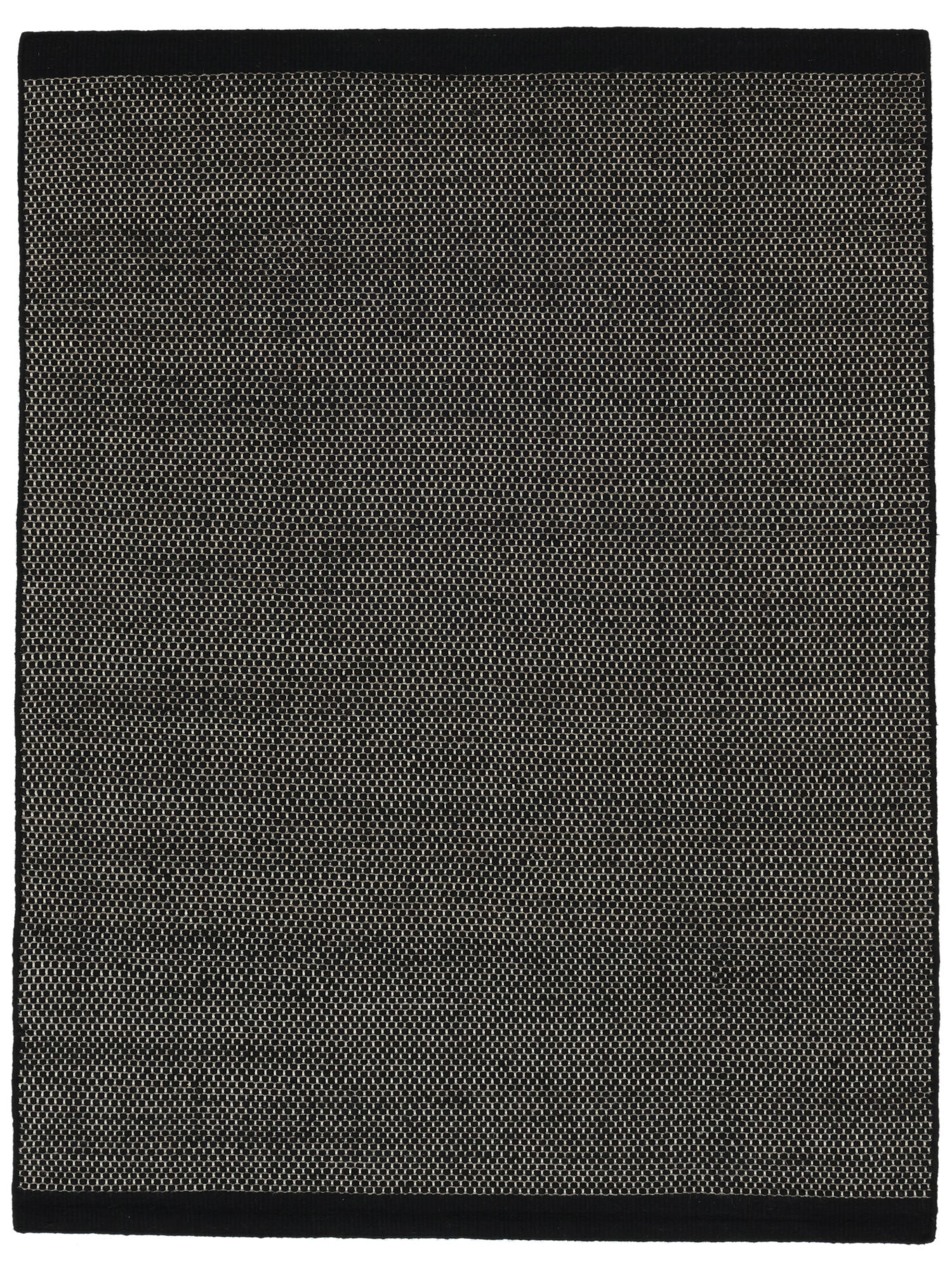 RugVista Kalix Alfombra - Negro / Blanco natural 200x300