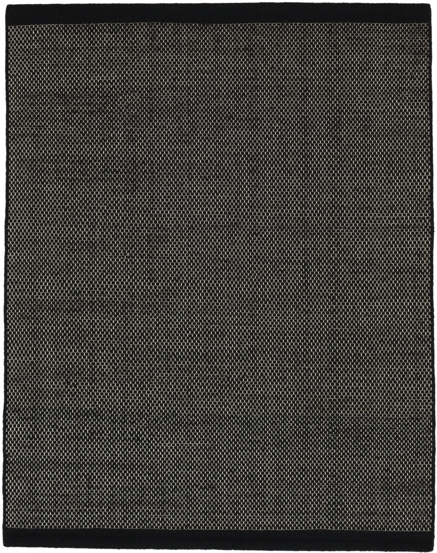 RugVista Kalix Alfombra - Negro / Blanco natural 250x350