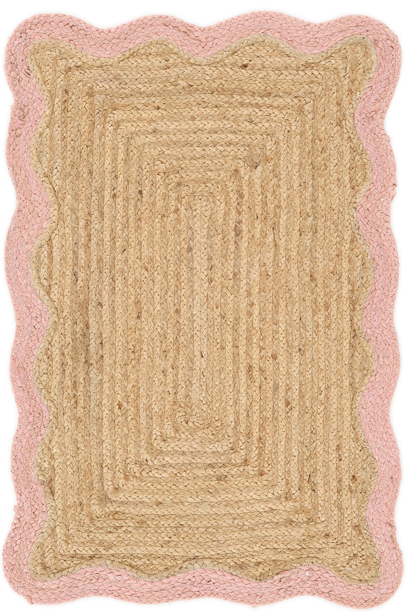 RugVista Sway Alfombra - Beige / Rosa 60x90