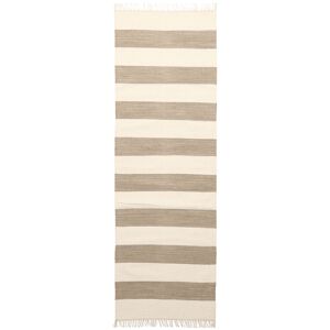 RugVista Cotton stripe Matot - Ruskea 80x250