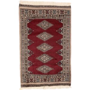 Käsinsolmittu. Alkuperä: Pakistan Pakistan Bokhara 3ply Matot 77x122