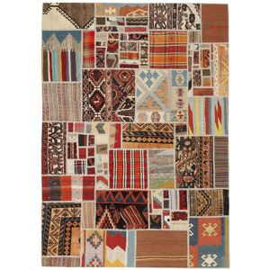 Käsinsolmittu. Alkuperä: Persia Kelim Patchwork Matot 140x200