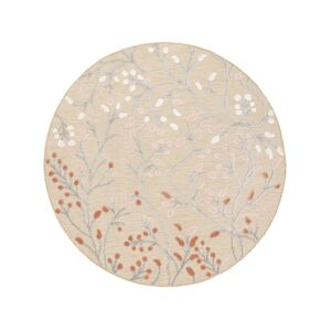 RugVista Garden Matot - Beige / Roosa  Ø 150