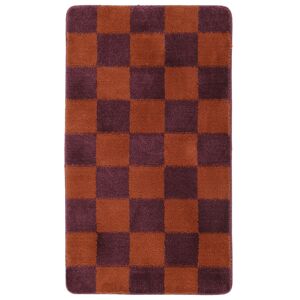 RugVista Luca Chess Matot - Tummanvioletti / Terrakotta 67x117