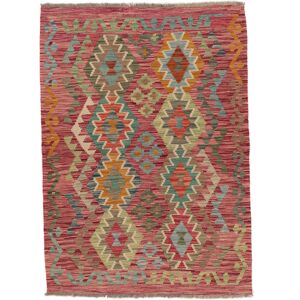 Käsinsolmittu. Alkuperä: Afghanistan Kelim Afghan Old style Matot 100x139