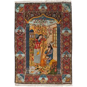 Käsinsolmittu. Alkuperä: Persia / Iran Tabriz 50 Raj Matot 136x194