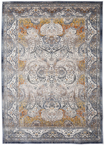 RugVista Moderni Matto Minna 142X206 Vintage Vaaleanharmaa/Pinkki