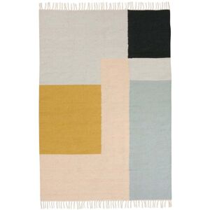 ferm LIVING - Kelim Rug, Squares, 140 x 200 cm