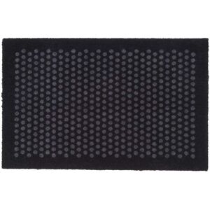 tica copenhagen - Dot Paillasson 60 x 90 cm, noir / gris