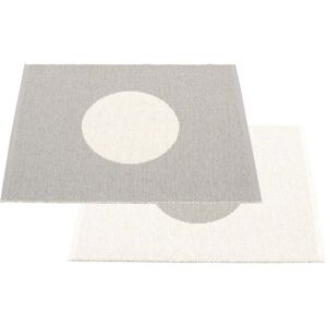 Pappelina Vera Tapis reversible Small One 70 x 90 cm gris chaud vanille