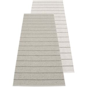 Pappelina - tapis carl réversible, 70 x 180 cm, gris chaud / gris fossile