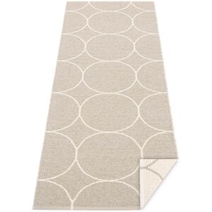 Pappelina - Tapis réversible boo, 70 x 200 cm, lin / vanille