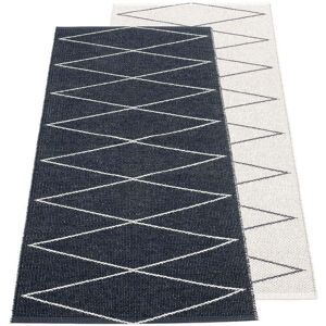 Pappelina - Max tapis réversible, 70 x 160 cm, noir / vanille