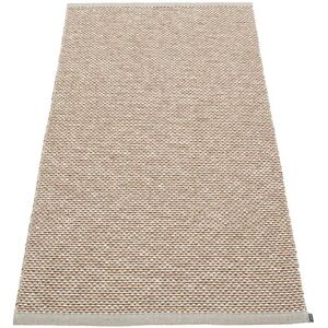 Pappelina - Tapis Effi, 85 x 160 cm, gris chaud / marron / vanille