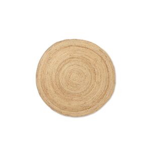 ferm LIVING - Eternal Tapis de jute rond, Ø 120 cm, naturel