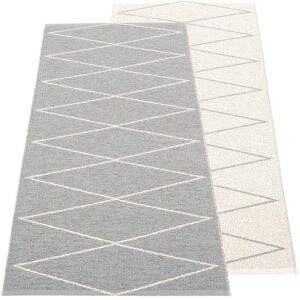 Pappelina - Max Tapis réversible, 70 x 160 cm, gris / vanilla