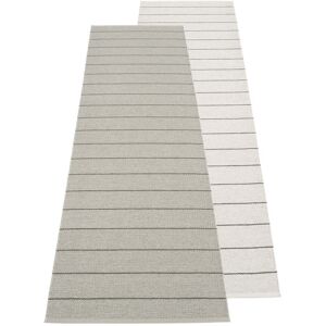 Pappelina - tapis carl réversible, 70 x 270 cm, gris chaud / gris fossile