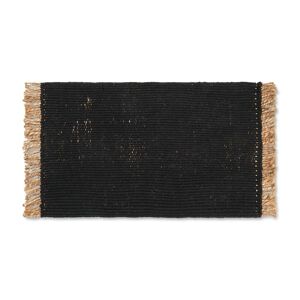 ferm LIVING Block Paillasson 50 x 80 cm noir