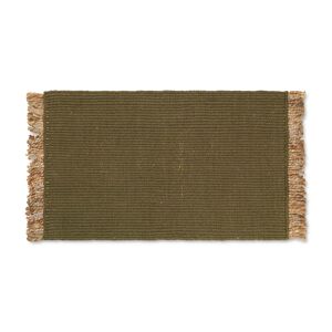 ferm LIVING Block Paillasson 50 x 80 cm vert olive