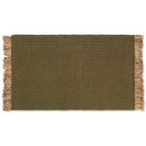 ferm LIVING - Block Paillasson, 50 x 80 cm, vert olive