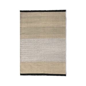 nanimarquina - Tres Tapis d'Extérieur Stripes, 170 x 240 cm, naturel / noir