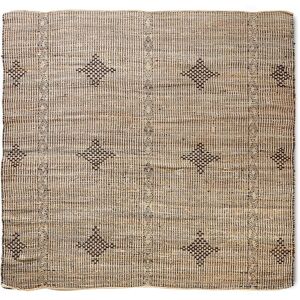 HKliving - Tapis de jute, 200 x 200 cm, rustic