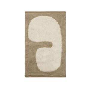 ferm LIVING Lay Paillasson 50 x 70 cm taupe fonce blanc casse