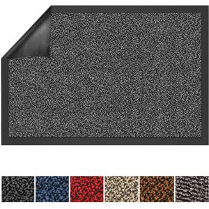 - Tapis de Porte Paillasson d'entrée Gris anthracite 135 x 200 cm - Anthracite