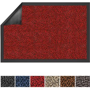 - Tapis de Porte Paillasson d'entrée Rouge 90 x 600 cm - Rouge