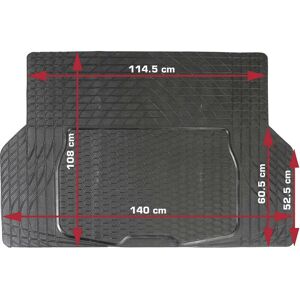 - Tapis de coffre auto 108 cm x 140 cm noir - noir