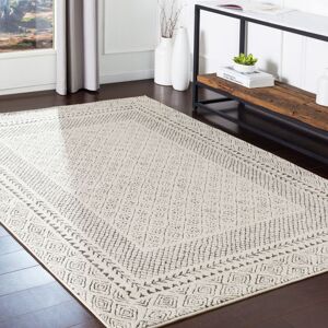 SURYA Tapis de Salon à Poils Courts et Doux Scandinave Tapis Berbère Bohème Gris et Beige 200 x 275 cm - Publicité