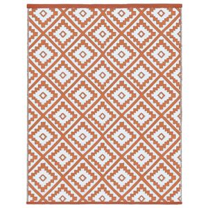 IDMARKET Tapis extérieur bahamas terracotta 160 x 260 cm - Multicolore - Publicité