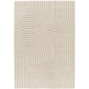 Tapis Bobochic Tapis poils ras herve motif abstrait 120x170 Beige - Beige - Publicité