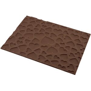 Tapis decors pour buche silicone Magic Love Silikomart [Rouge]