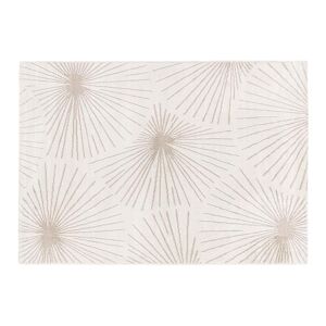 Vente uniquecom Tapis a motifs finition lurex dore LIVNO 160 x 230 cm Beige