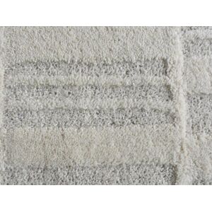 Vente-unique.com Tapis a reliefs 100% laine de Nouvelle-Zelande fait a la main - 160 x 230 cm - 2000g/m2 - Ivoire - DALILA