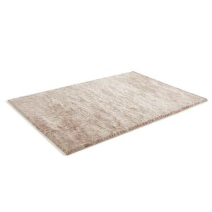 OZAIA Tapis shaggy a poils longs ultra doux - 120 x 170 cm - Taupe reflet beige - DOLCE