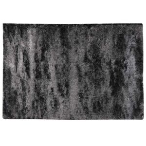 OZAIA Tapis shaggy à poils longs ultra doux - 120 x 170 cm - anthracite - DOLCE