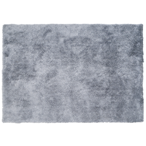 OZAIA Tapis shaggy à poils longs GLITTER - 160 x 230 cm - Argenté