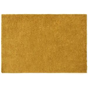 OZAIA Tapis Shaggy a poils longs - 160 x 230 cm - Jaune moutarde - MILINIO