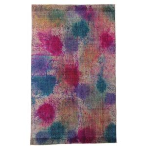 Noue a la main. Origine: Turkey Tapis Colored Vintage Tapis 144X236 Rouge/Rose (Laine, Turquie)