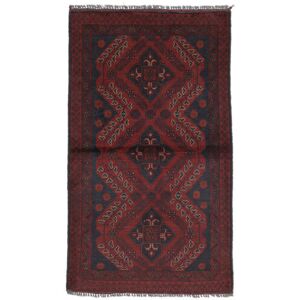 Noué à la main. Origine: Afghanistan 75X131 Petit Afghan Khal Mohammadi Tapis