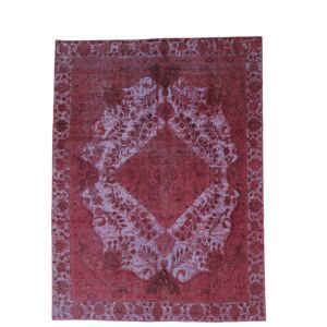 Noue a la main. Origine: Persia / Iran Tapis Fait Main Colored Vintage - Persien/Iran 274X364 Rouge Fonce/Rose Fonce Grand (Laine, Perse/Iran)